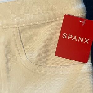 SPANX White Ankle Jean-ish Leggings